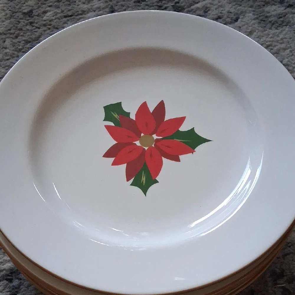 Pier 1 Salad Plates - Oh Tannenbaum Collection